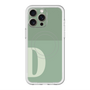 スリムプロテクションプレミアムケース with MagSafe［ オリジナル - initial two tone - D green ］