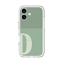 スリムプロテクションプレミアムケース with MagSafe［ オリジナル - initial two tone - D green ］