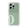 スリムプロテクションプレミアムケース with MagSafe［ オリジナル - initial two tone - D green ］