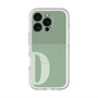 スリムプロテクションプレミアムケース with MagSafe［ オリジナル - initial two tone - D green ］