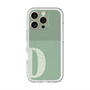 スリムプロテクションプレミアムケース with MagSafe［ オリジナル - initial two tone - D green ］