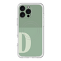 スリムプロテクションプレミアムケース with MagSafe［ オリジナル - initial two tone - D green ］