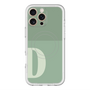 スリムプロテクションプレミアムケース with MagSafe［ オリジナル - initial two tone - D green ］