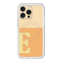 スリムプロテクションプレミアムケース with MagSafe［ オリジナル - initial two tone - E orange ］
