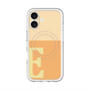スリムプロテクションプレミアムケース with MagSafe［ オリジナル - initial two tone - E orange ］