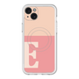 スリムプロテクションプレミアムケース with MagSafe［ オリジナル - initial two tone - E pink ］