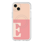 スリムプロテクションプレミアムケース with MagSafe［ オリジナル - initial two tone - E pink ］