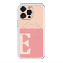 スリムプロテクションプレミアムケース with MagSafe［ オリジナル - initial two tone - E pink ］