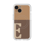 スリムプロテクションプレミアムケース with MagSafe［ オリジナル - initial two tone - E brown ］