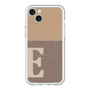 スリムプロテクションプレミアムケース with MagSafe［ オリジナル - initial two tone - E brown ］
