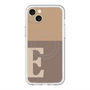 スリムプロテクションプレミアムケース with MagSafe［ オリジナル - initial two tone - E brown ］