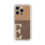 スリムプロテクションプレミアムケース with MagSafe［ オリジナル - initial two tone - E brown ］