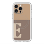 スリムプロテクションプレミアムケース with MagSafe［ オリジナル - initial two tone - E brown ］