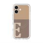 スリムプロテクションプレミアムケース with MagSafe［ オリジナル - initial two tone - E brown ］