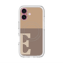 スリムプロテクションプレミアムケース with MagSafe［ オリジナル - initial two tone - E brown ］