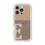 スリムプロテクションプレミアムケース with MagSafe［ オリジナル - initial two tone - E brown ］