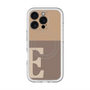 スリムプロテクションプレミアムケース with MagSafe［ オリジナル - initial two tone - E brown ］