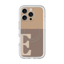 スリムプロテクションプレミアムケース with MagSafe［ オリジナル - initial two tone - E brown ］