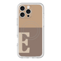 スリムプロテクションプレミアムケース with MagSafe［ オリジナル - initial two tone - E brown ］