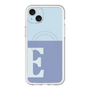 スリムプロテクションプレミアムケース with MagSafe［ オリジナル - initial two tone - E blue ］