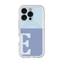 スリムプロテクションプレミアムケース with MagSafe［ オリジナル - initial two tone - E blue ］