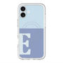 スリムプロテクションプレミアムケース with MagSafe［ オリジナル - initial two tone - E blue ］