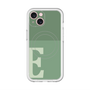スリムプロテクションプレミアムケース with MagSafe［ オリジナル - initial two tone - E green ］