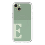 スリムプロテクションプレミアムケース with MagSafe［ オリジナル - initial two tone - E green ］