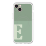 スリムプロテクションプレミアムケース with MagSafe［ オリジナル - initial two tone - E green ］