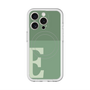 スリムプロテクションプレミアムケース with MagSafe［ オリジナル - initial two tone - E green ］