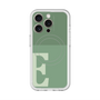 スリムプロテクションプレミアムケース with MagSafe［ オリジナル - initial two tone - E green ］