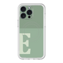 スリムプロテクションプレミアムケース with MagSafe［ オリジナル - initial two tone - E green ］