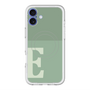 スリムプロテクションプレミアムケース with MagSafe［ オリジナル - initial two tone - E green ］
