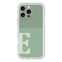 スリムプロテクションプレミアムケース with MagSafe［ オリジナル - initial two tone - E green ］