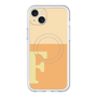 スリムプロテクションプレミアムケース with MagSafe［ オリジナル - initial two tone - F orange ］