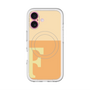 スリムプロテクションプレミアムケース with MagSafe［ オリジナル - initial two tone - F orange ］