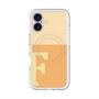 スリムプロテクションプレミアムケース with MagSafe［ オリジナル - initial two tone - F orange ］