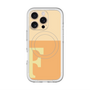 スリムプロテクションプレミアムケース with MagSafe［ オリジナル - initial two tone - F orange ］