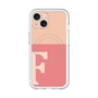 スリムプロテクションプレミアムケース with MagSafe［ オリジナル - initial two tone - F pink ］
