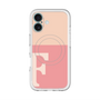 スリムプロテクションプレミアムケース with MagSafe［ オリジナル - initial two tone - F pink ］