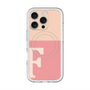 スリムプロテクションプレミアムケース with MagSafe［ オリジナル - initial two tone - F pink ］