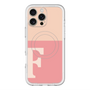 スリムプロテクションプレミアムケース with MagSafe［ オリジナル - initial two tone - F pink ］