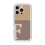 スリムプロテクションプレミアムケース with MagSafe［ オリジナル - initial two tone - F brown ］