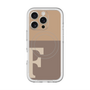 スリムプロテクションプレミアムケース with MagSafe［ オリジナル - initial two tone - F brown ］