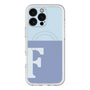 スリムプロテクションプレミアムケース with MagSafe［ オリジナル - initial two tone - F blue ］