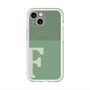 スリムプロテクションプレミアムケース with MagSafe［ オリジナル - initial two tone - F green ］