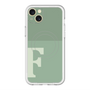 スリムプロテクションプレミアムケース with MagSafe［ オリジナル - initial two tone - F green ］
