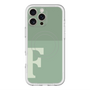 スリムプロテクションプレミアムケース with MagSafe［ オリジナル - initial two tone - F green ］