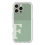スリムプロテクションプレミアムケース with MagSafe［ オリジナル - initial two tone - F green ］