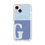 スリムプロテクションプレミアムケース with MagSafe［ オリジナル - initial two tone - G blue ］